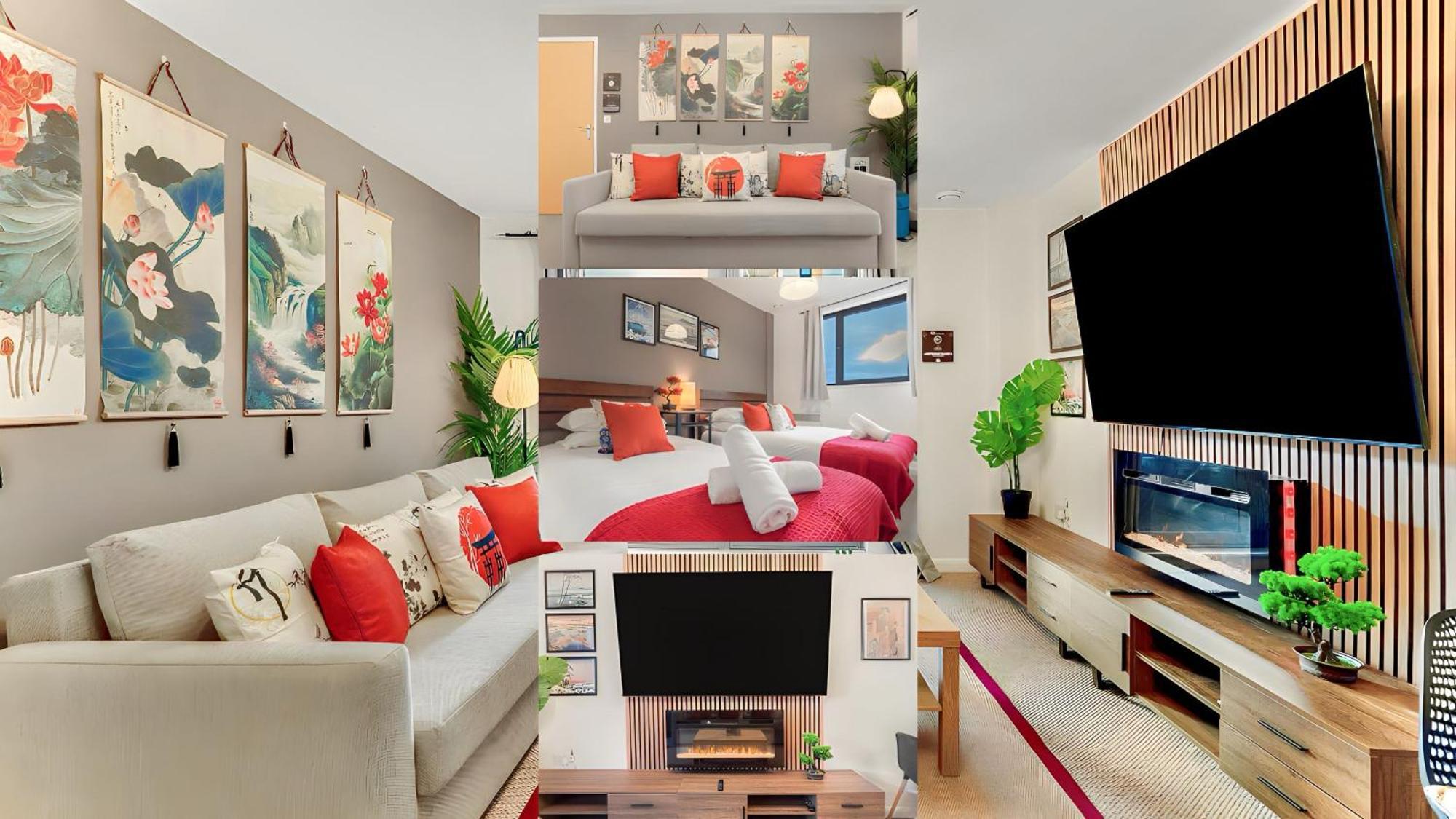 Japanese Suite 2Bed 2Bath, Free Park, Netfix, 75 Inch Tv, Games - City Centre- Maihom Birmingham Bagian luar foto